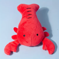 HKM-8971197 Interactive Squeaky Lobster Stuffed Toy for Small and Medium Dogs - Bite Resistant Design