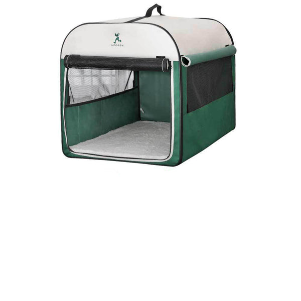 HKM-8972733 Breathable Composite Cloth Pet Tent - Anti-Mosquito Design in Green and Pink, Sizes S to XL