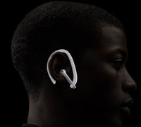 HKM-897363 Silicone Ear Protection Covers for Compatible Ear-Hook Headphones - Available in White, Black, Red, Pink