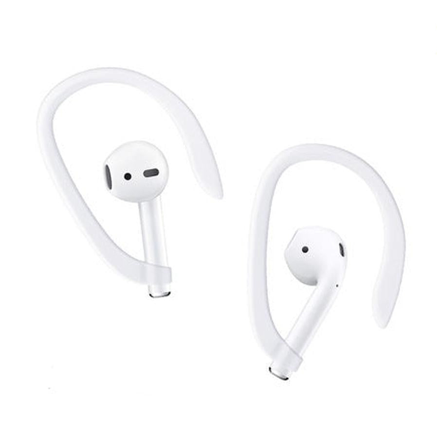 HKM-897363 Silicone Ear Protection Covers for Compatible Ear-Hook Headphones - Available in White, Black, Red, Pink