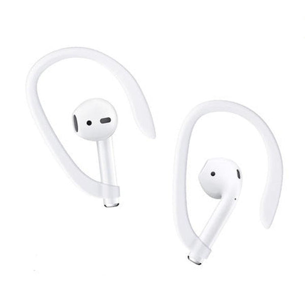 HKM-897363 Silicone Ear Protection Covers for Compatible Ear-Hook Headphones - Available in White, Black, Red, Pink