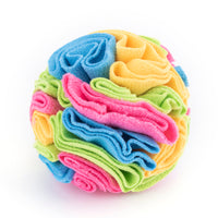 HKM-8974525 Interactive Snuffle Ball for Dogs - Mental Stimulation Puzzle Toy for Feeding and Enrichment