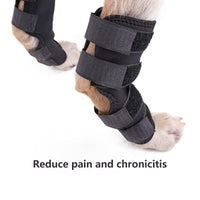 HKM-8975165 Pet Knee Protector for Surgery Recovery - Breathable Fabric, Available in Multiple Sizes