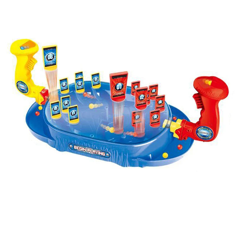 HKM-897619 Children's Pinball Shooting Game - Educational Tabletop Activity for Ages 2 to 4, Compact Design