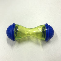 HKM-8977469 Cat Bone Food Leakage Device - Teasing Tumbler Toy for All Cat Breeds, 4.5cm High, 11cm Diameter, 42g, PC/ABS/Iron, Available in Purple, Blue, Pink