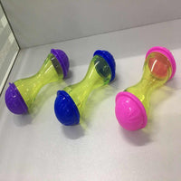 HKM-8977469 Cat Bone Food Leakage Device - Teasing Tumbler Toy for All Cat Breeds, 4.5cm High, 11cm Diameter, 42g, PC/ABS/Iron, Available in Purple, Blue, Pink
