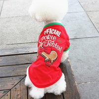 HKM-8977853 Cozy Christmas Teddy Clothes for Pets - Soft Polyester Cotton Attire