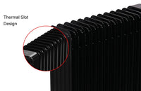 HKM-897811 Oil-Filled Radiator Heater with Adjustable Thermostat and Safety Features, 1500W to 2500W, 7-15 Fins