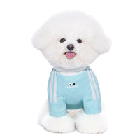 HKM-8979261 Small Pet Clothing for Dogs and Cats in Pink and Blue, Cotton and Spandex Blend, Casual Style, Multiple Sizes Available