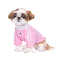 HKM-8979261 Small Pet Clothing for Dogs and Cats in Pink and Blue, Cotton and Spandex Blend, Casual Style, Multiple Sizes Available