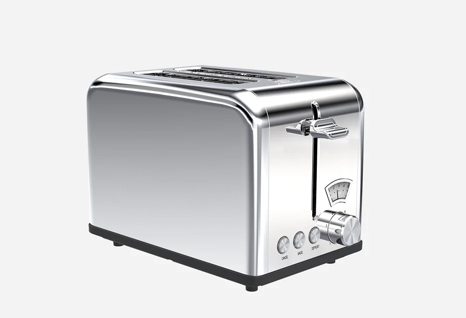 HKM-897939 Stainless Steel 2-Slice Toaster with Adjustable Browning Control