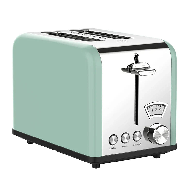 HKM-897939 Stainless Steel 2-Slice Toaster with Adjustable Browning Control