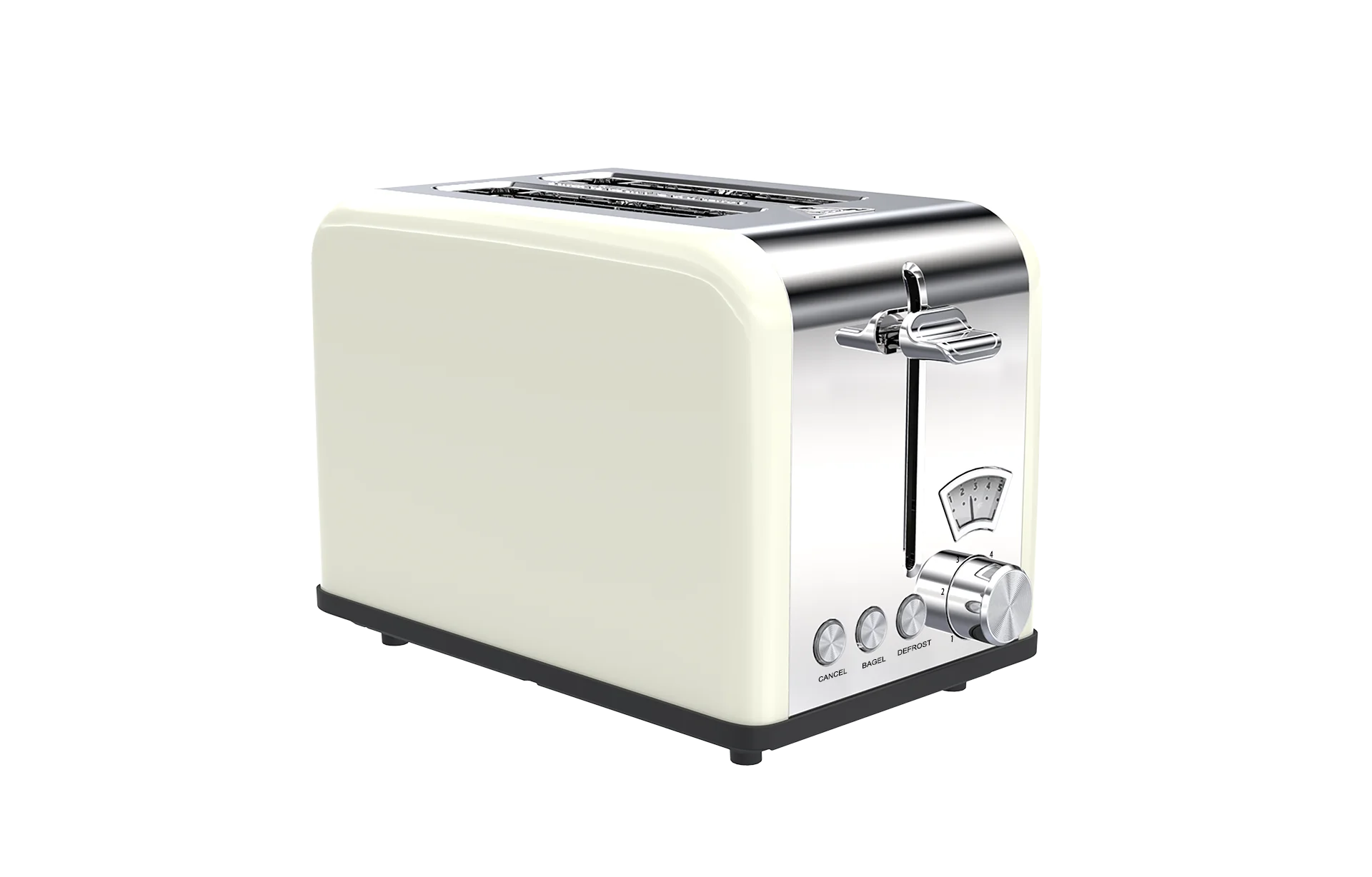 HKM-897939 Stainless Steel 2-Slice Toaster with Adjustable Browning Control