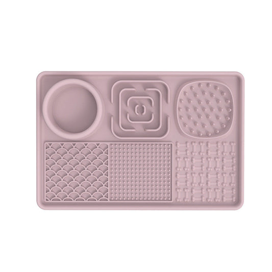 HKM-8979645 Silicone Dog Slow Food Mat - Square and Rectangular Design in Various Colors