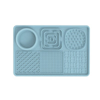HKM-8979645 Silicone Dog Slow Food Mat - Square and Rectangular Design in Various Colors