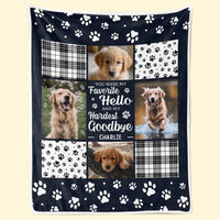HKM-8980285 Super Soft Flannel Pet Dog Blanket - Creative Design, Perfect for Any Season, Multiple Sizes Available