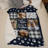 HKM-8980285 Super Soft Flannel Pet Dog Blanket - Creative Design, Perfect for Any Season, Multiple Sizes Available