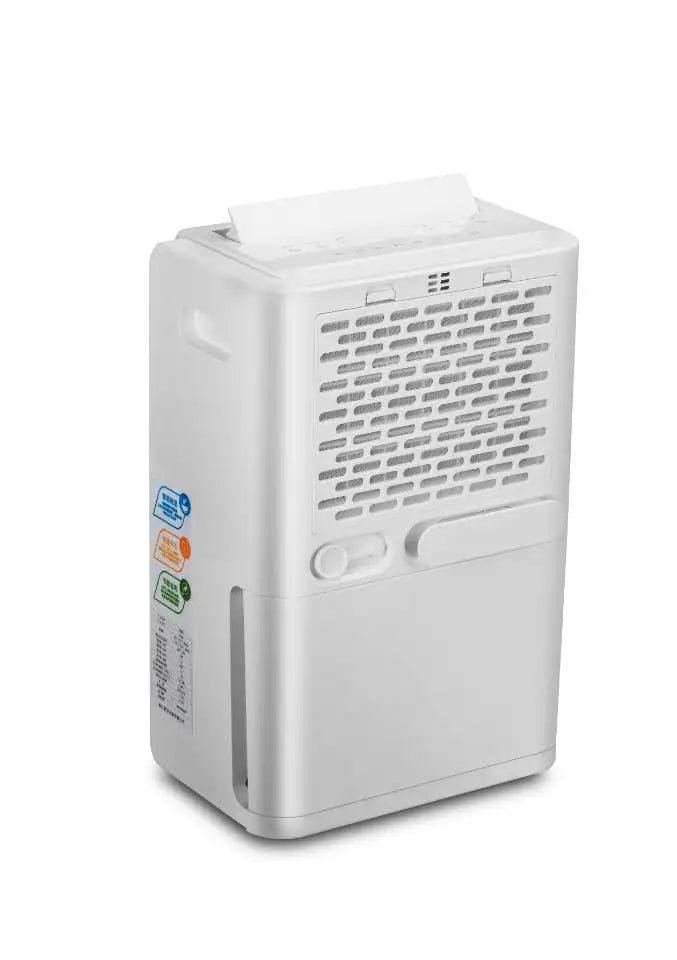 HKM-898067 12L / 20L Home Dehumidifier with Auto Defrosting, Hygrostat Control, and 24-Hour Timer