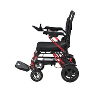 HKM-898067 Lightweight Foldable Electric Wheelchair with Reclining Feature – Magnesium Alloy Frame, 100kg Capacity, Removable Battery