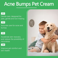 HKM-8981309 Pet Neck Cream for Healthy Skin and Coat, 25g with Aloe, Ginger, Tea Tree Oil, Marigold, and Ganoderma Extract