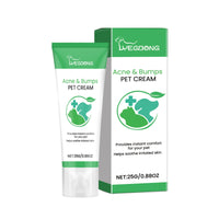 HKM-8981309 Pet Neck Cream for Healthy Skin and Coat, 25g with Aloe, Ginger, Tea Tree Oil, Marigold, and Ganoderma Extract