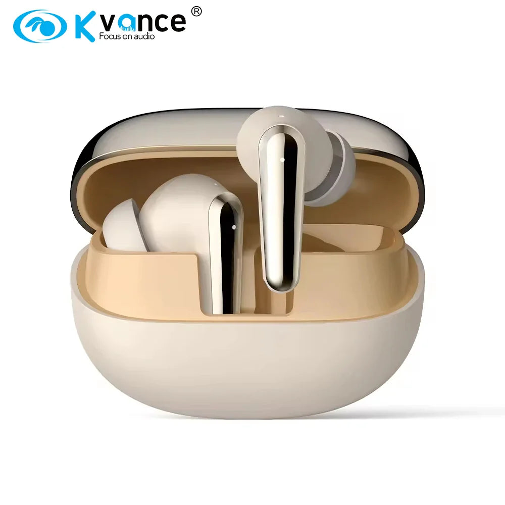 HKM-898195 Dual Pairing Noise Cancelling Wireless Earbuds with Type C Fast Charging and ANC/ENC Technology