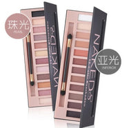HKM-898259 12-Color Natural Finish Eyeshadow Palette with Silky Shine and Nourishing Ingredients