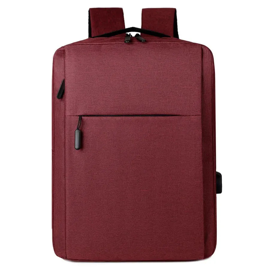 HKM-898259 Casual Waterproof USB Sports Backpack for Commuters and Laptops