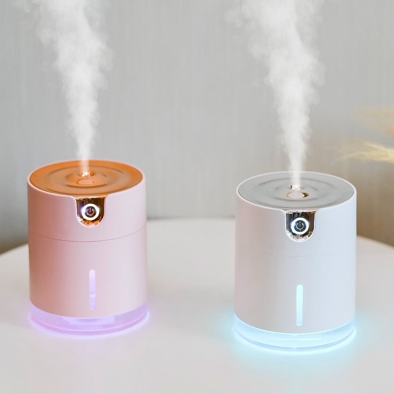 HKM-898259 Mini Water Drop Humidifier with Night Light – Ultrasonic Silent Operation for Home Use, 10-20 sq. m Area, 2-8 Hour Timer