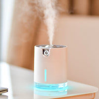 HKM-898259 Mini Water Drop Humidifier with Night Light – Ultrasonic Silent Operation for Home Use, 10-20 sq. m Area, 2-8 Hour Timer