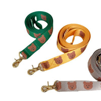 HKM-8983229 Soft and Durable Polyester Dog Traction Rope with Bear Design - 2M by 2.5cm