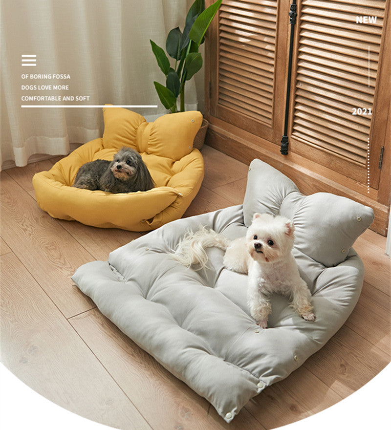 HKM-8983485 Cozy Four Seasons Pet Bed Mat for Cats and Dogs - Available in Small, Medium, Large