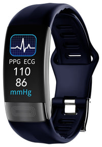 HKM-8983507 smart health bracelet with ECG electrode and color screen