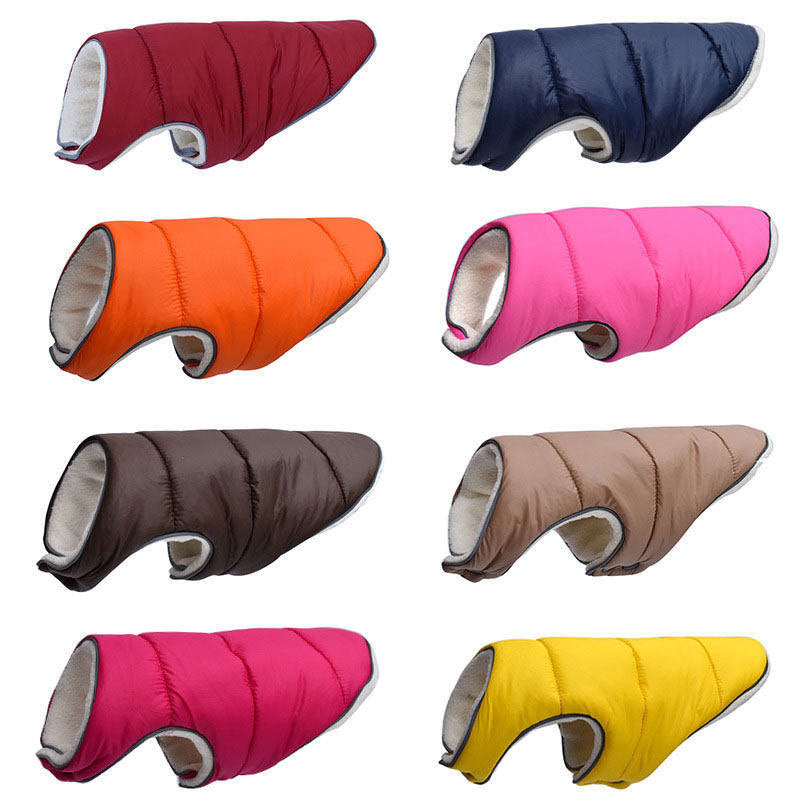 HKM-8983869 Reflective Cotton Vest for Pets - Fleece Material in Various Sizes and Colors