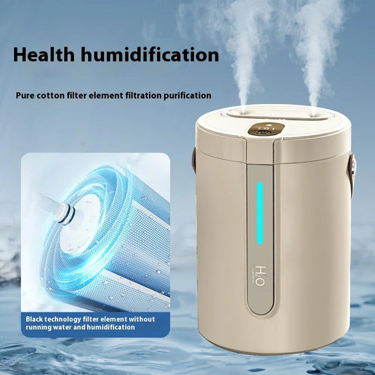 HKM-898387 Large Capacity Portable Air Purifying Humidifier with Dual Spray and Night Light