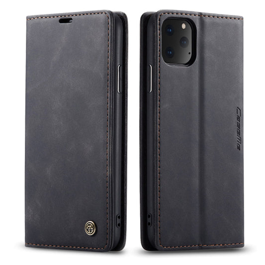 HKM-898451 Stylish Flip Phone Case for iPhone Models - Durable PU & TPU Material