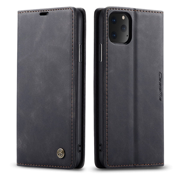 HKM-898451 Stylish Flip Phone Case for iPhone Models - Durable PU & TPU Material