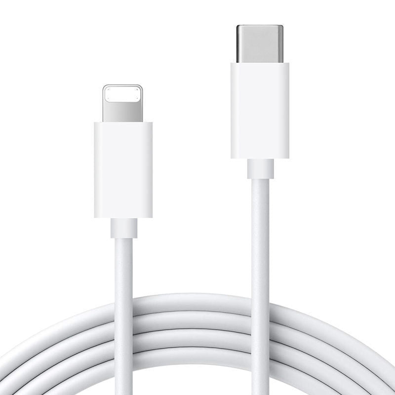 HKM-898579 Fast Charging Cable Compatible with iPhone 12, 18W PD, Type-C Connector, Durable TPE Material
