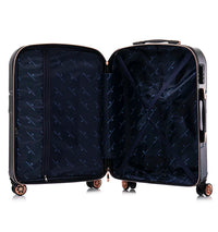 HKM-898579 Rolling Luggage Set with 4 Wheels and Customisable Tags