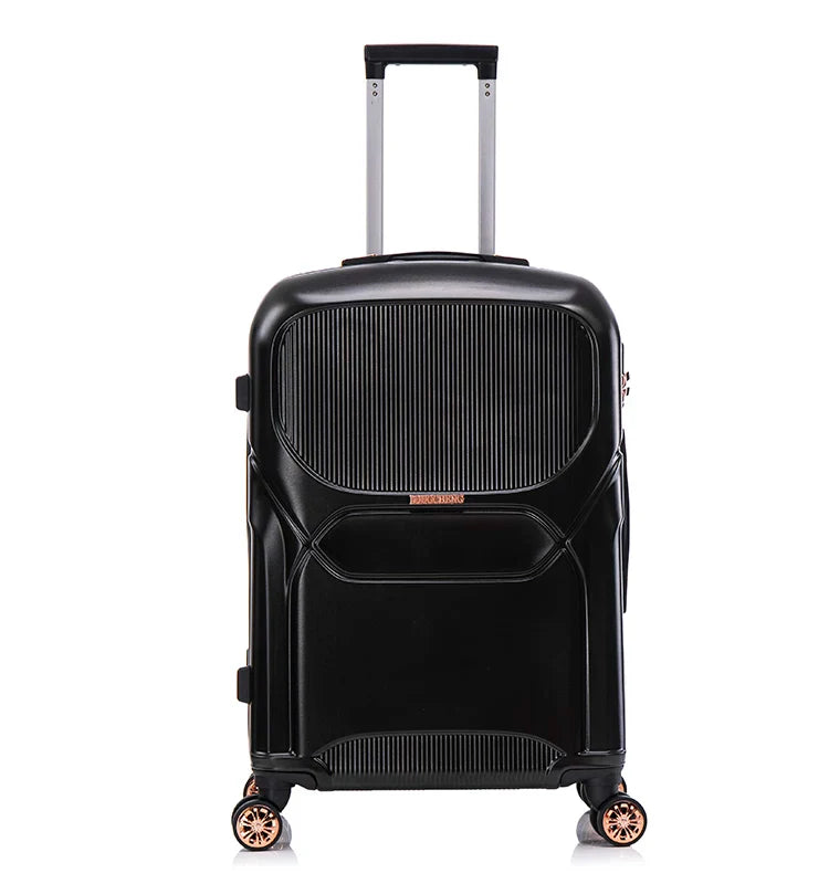 HKM-898579 Rolling Luggage Set with 4 Wheels and Customisable Tags