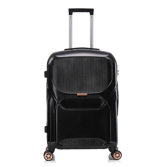 HKM-898579 Rolling Luggage Set with 4 Wheels and Customisable Tags