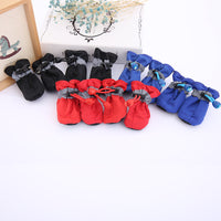 HKM-8986045 Breathable Non-Slip Soft Sole Pet Shoes for All Seasons