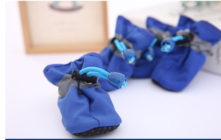 HKM-8986045 Breathable Non-Slip Soft Sole Pet Shoes for All Seasons