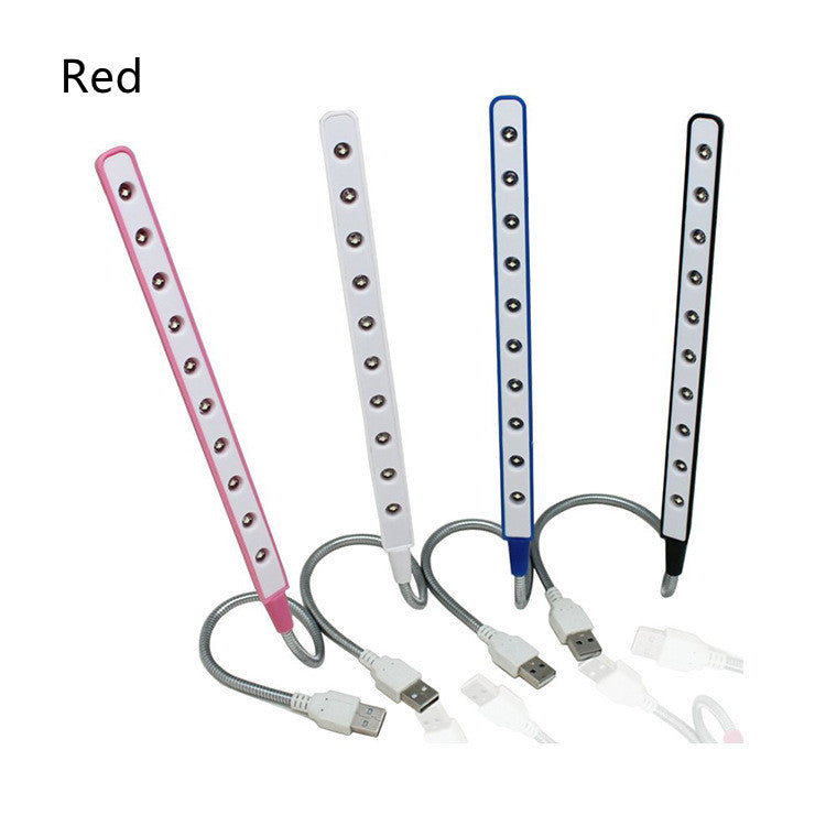 HKM-898707 Aluminum LED Notebook Keyboard Night Light with Adjustable Brightness