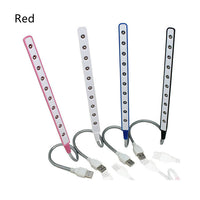 HKM-898707 Aluminum LED Notebook Keyboard Night Light with Adjustable Brightness