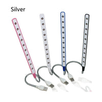 HKM-898707 Aluminum LED Notebook Keyboard Night Light with Adjustable Brightness