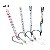 HKM-898707 Aluminum LED Notebook Keyboard Night Light with Adjustable Brightness