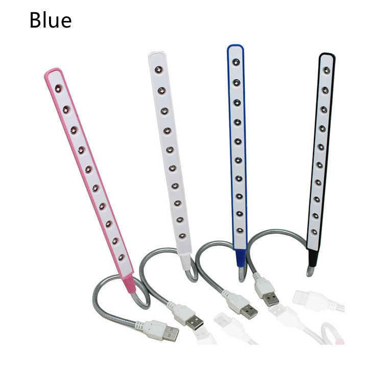 HKM-898707 Aluminum LED Notebook Keyboard Night Light with Adjustable Brightness