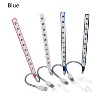 HKM-898707 Aluminum LED Notebook Keyboard Night Light with Adjustable Brightness