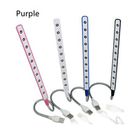 HKM-898707 Aluminum LED Notebook Keyboard Night Light with Adjustable Brightness
